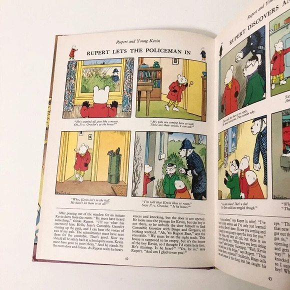 1976 Rupert The Daily  Express Annual Beaverbrook Newspapers Ltd Book - Picture 14 of 16